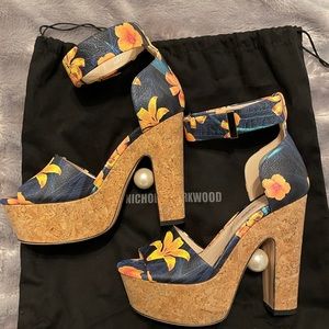 Nicholas Kirkwood Sunflower Platform Heel
